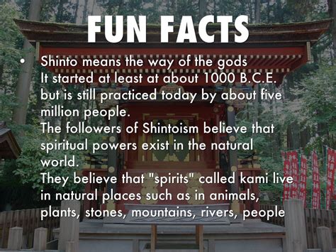 facts about shintoism